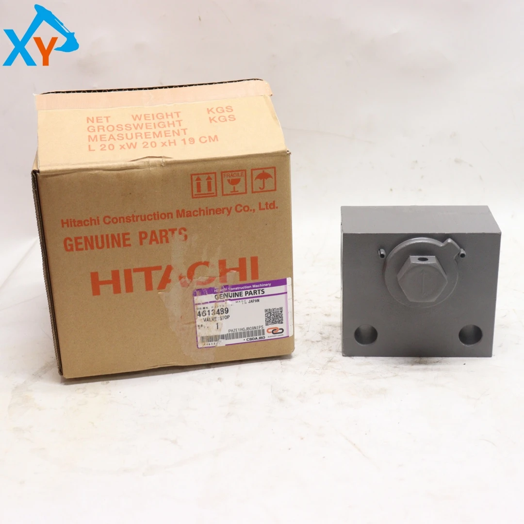 4613489 Original Excavator Hydraulic Parts Arm Front Piping Stop Valve for Hitachi ZX450 ZX470-3 ZX4