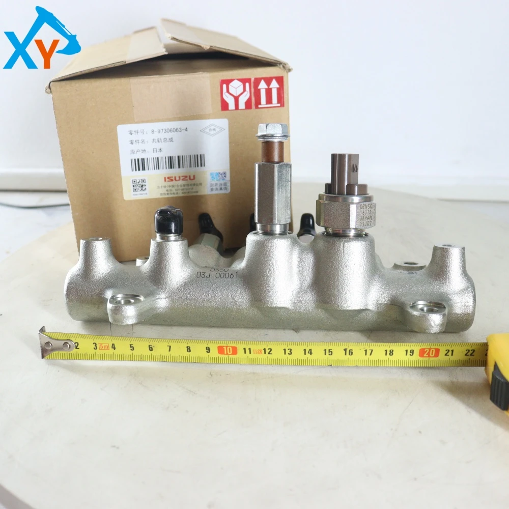 8973060634 Original Excavator Isuzu 4HK1 Engine High-pressure Oil Pump Common Rail