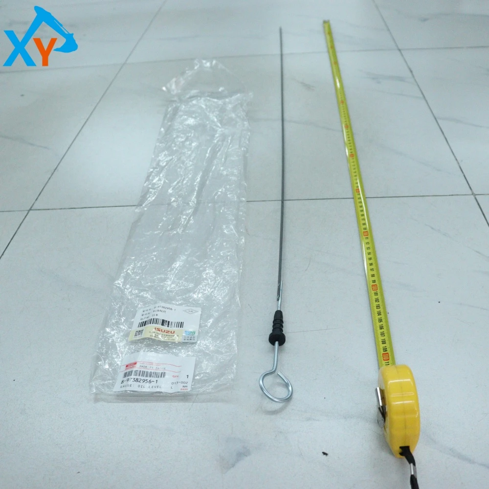 8973829561 Original Excavator Isuzu 4HK1 Engine Oil Dipstick