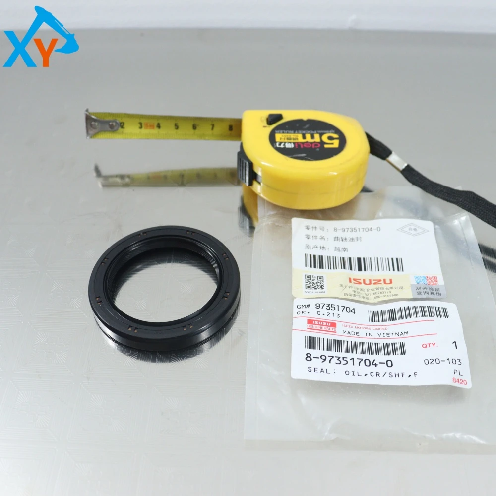 8973517040 Original Excavator Isuzu 4JJ1 Engine Crankshaft Oil Seal (front)  ﻿ ﻿