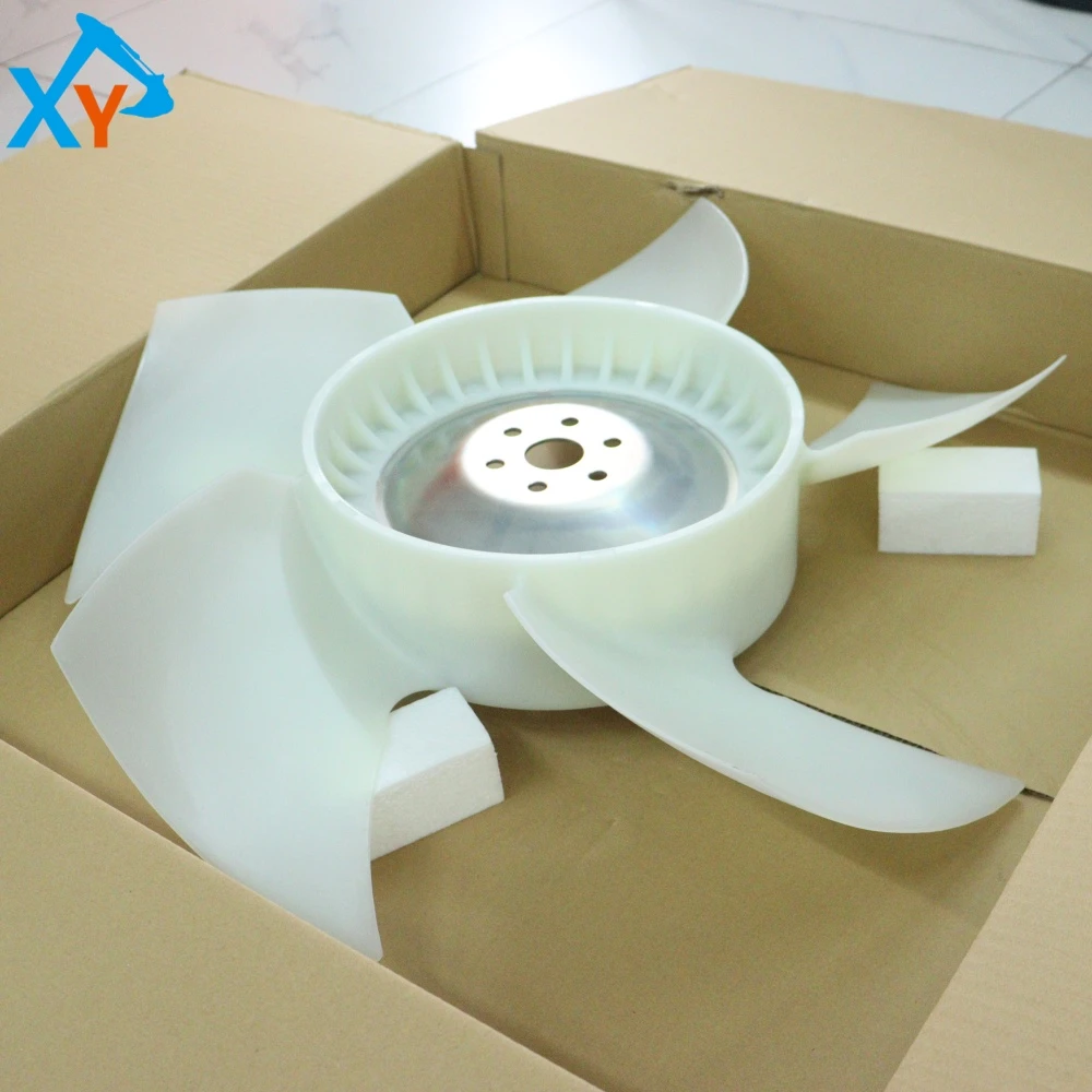 8980185072 Original Excavator Isuzu 4HK1 Engine Fan Blade