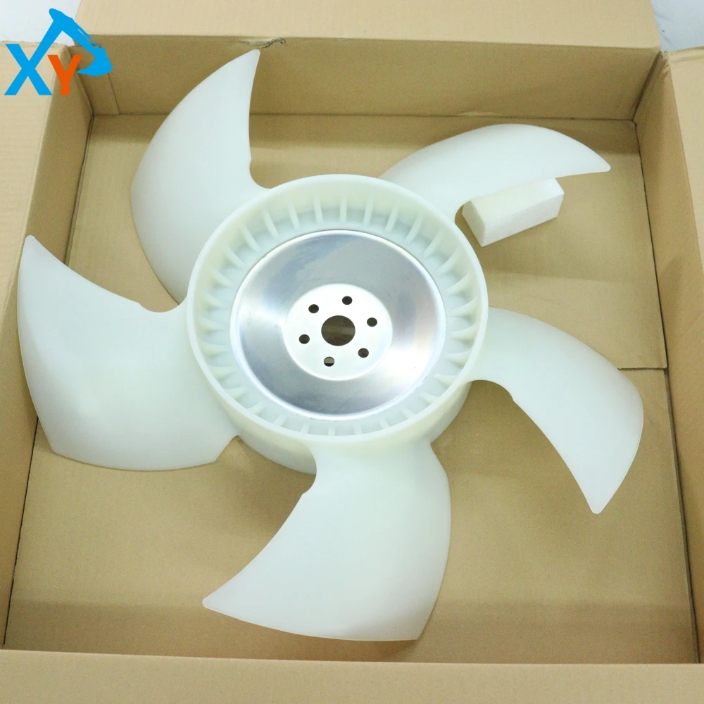 8980185072 Original Excavator Isuzu 4HK1 Engine Fan Blade