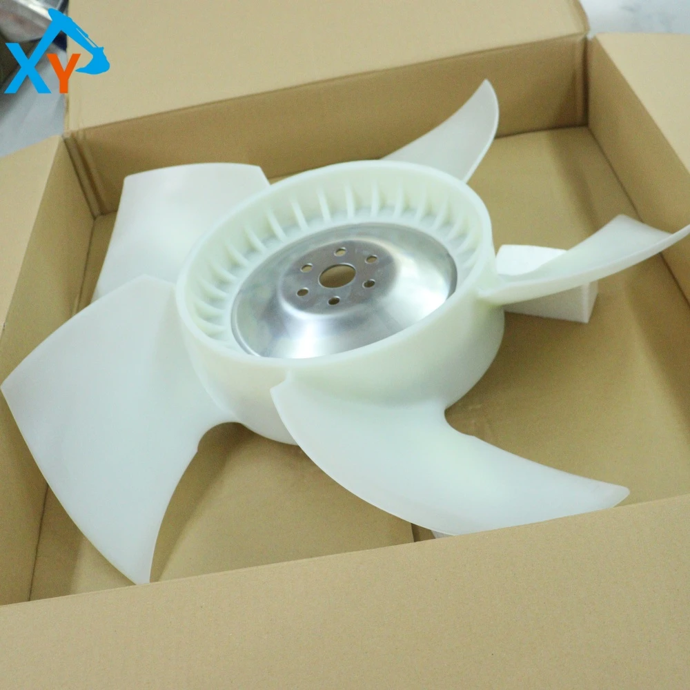 8980185072 Original Excavator Isuzu 4HK1 Engine Fan Blade