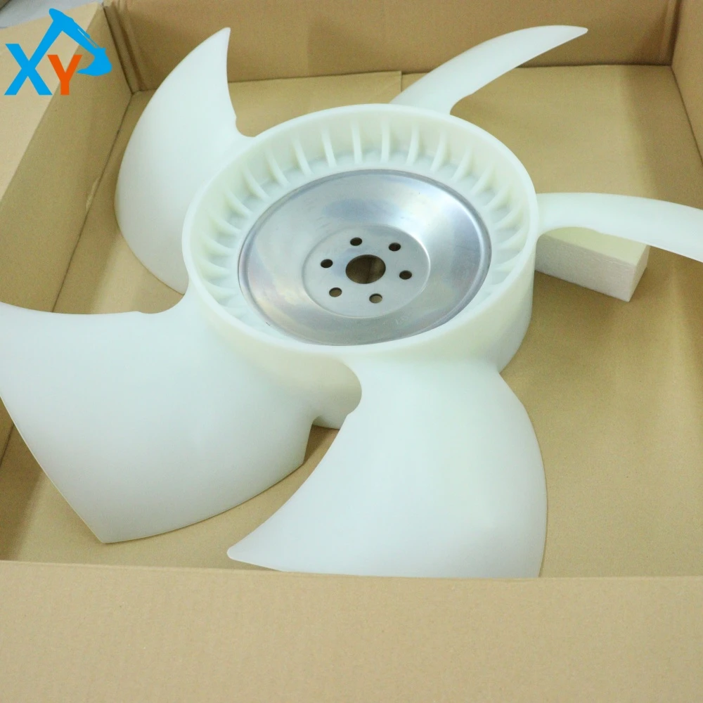 8980185072 Original Excavator Isuzu 4HK1 Engine Fan Blade