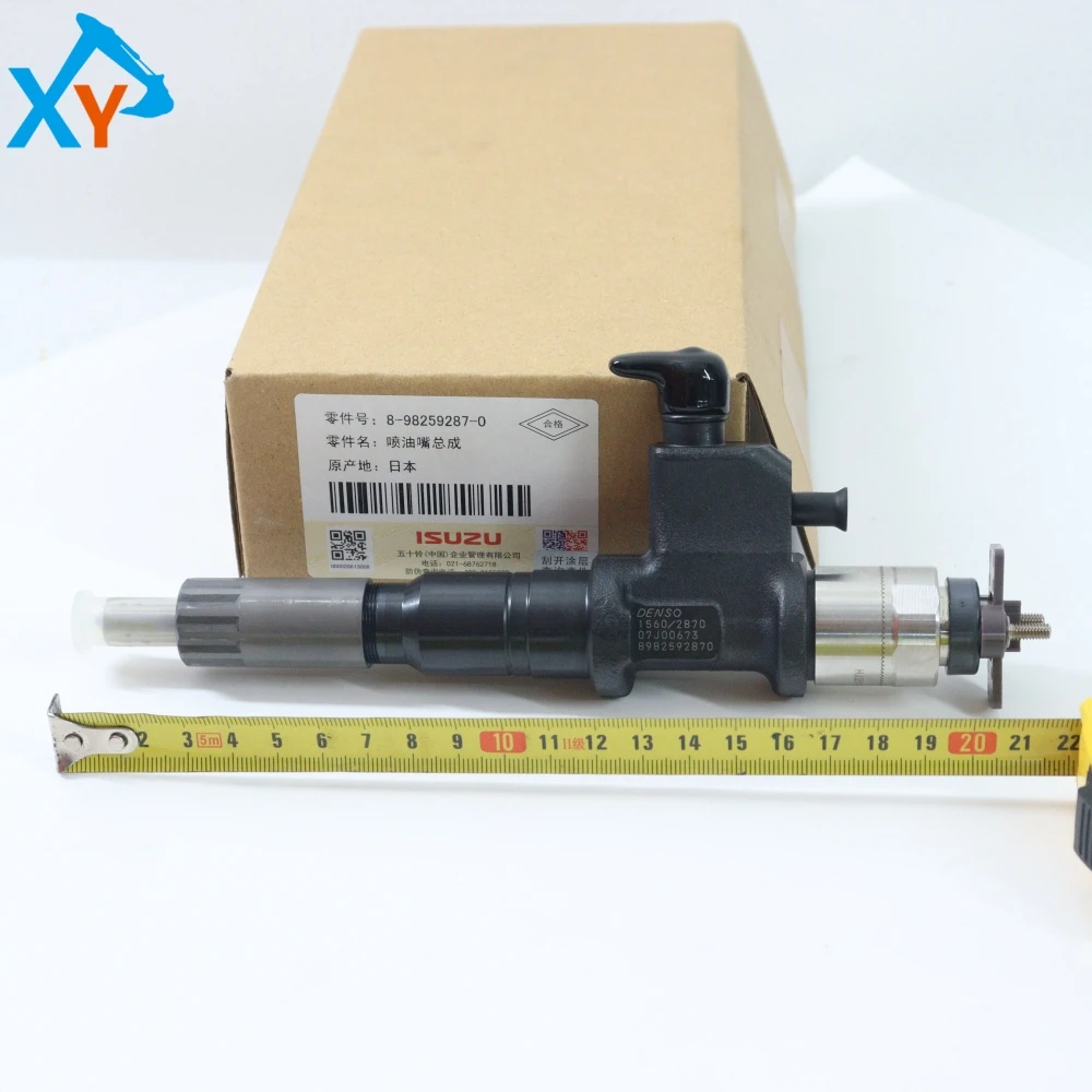 8982592870 Excavator 6UZ1 Engine Fuel Injector for Hitachi ZX490-5A