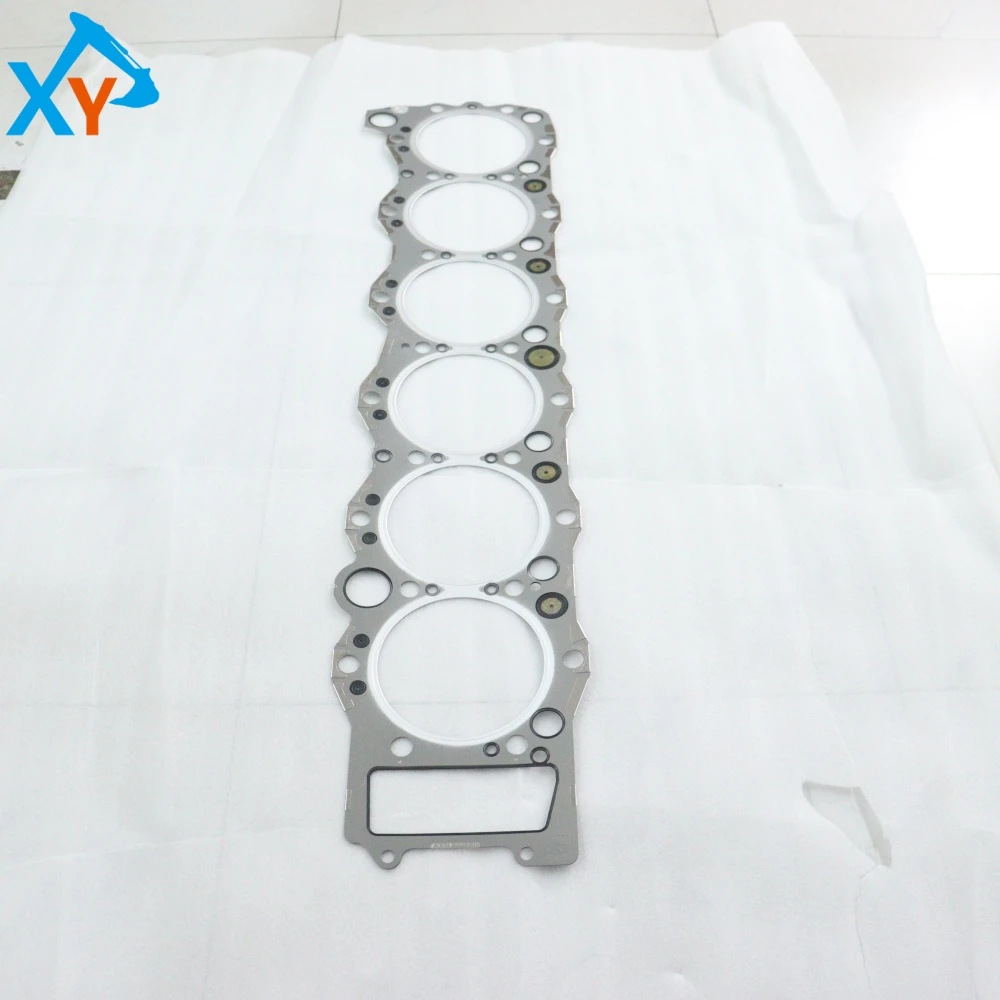 1111412653 Cylinder Head Gasket Fit Isuzu 6WG1 Engine Excavator Spare Parts ﻿