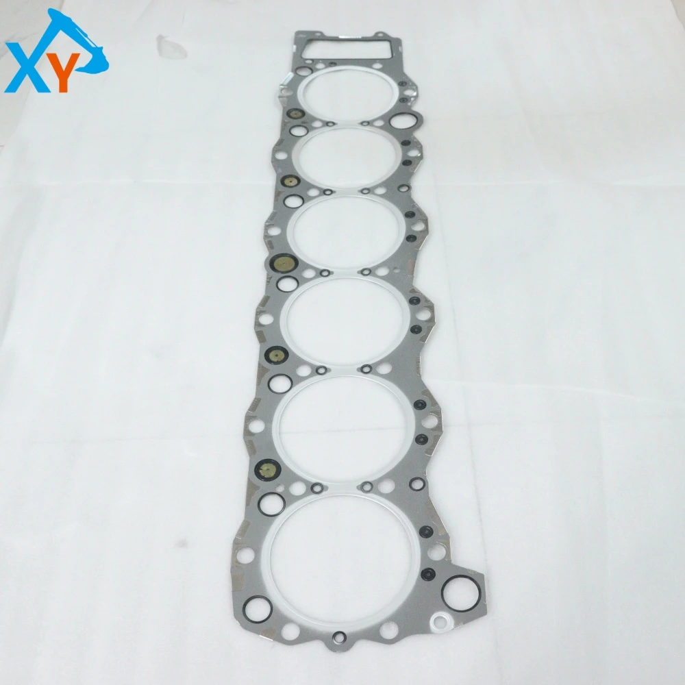 1111412653 Cylinder Head Gasket Fit Isuzu 6WG1 Engine Excavator Spare Parts ﻿