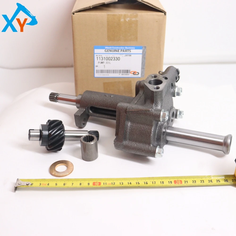 1131002330 Excavator Isuzu 6BG1 Engine Oil Pump Assembly for Hitachi EX200