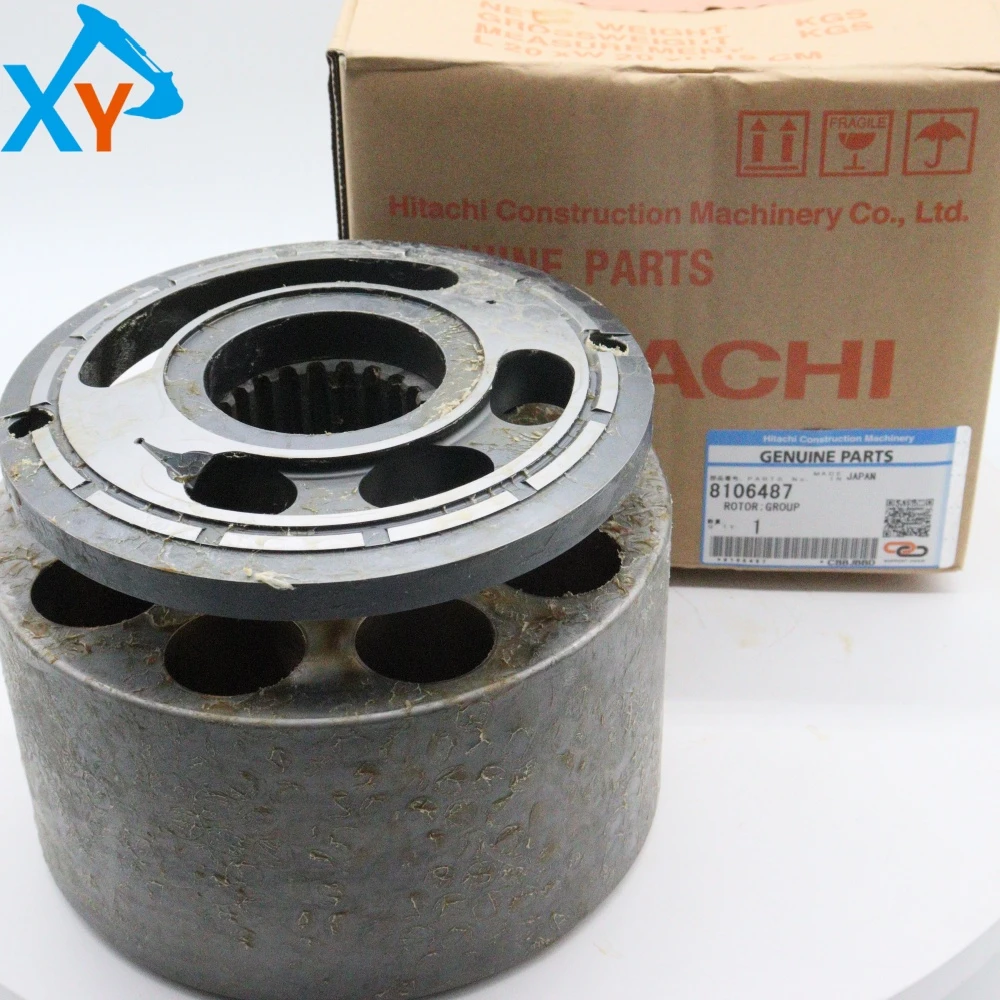 8106487 Original Excavator Hydraulic Main Pump Cylinder Block Rotor for ZX670-5B ZX690-5A ZX870-5G Z