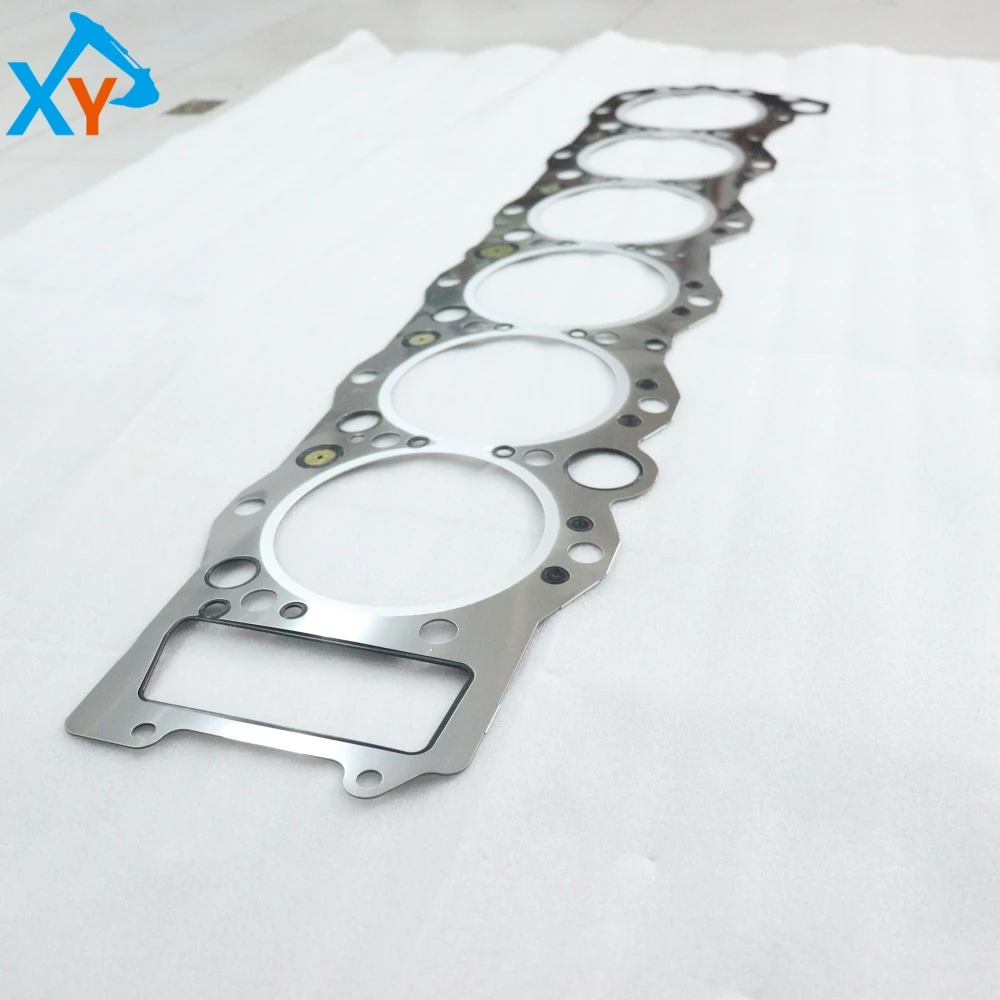 1111412653 Cylinder Head Gasket Fit Isuzu 6WG1 Engine Excavator Spare Parts ﻿