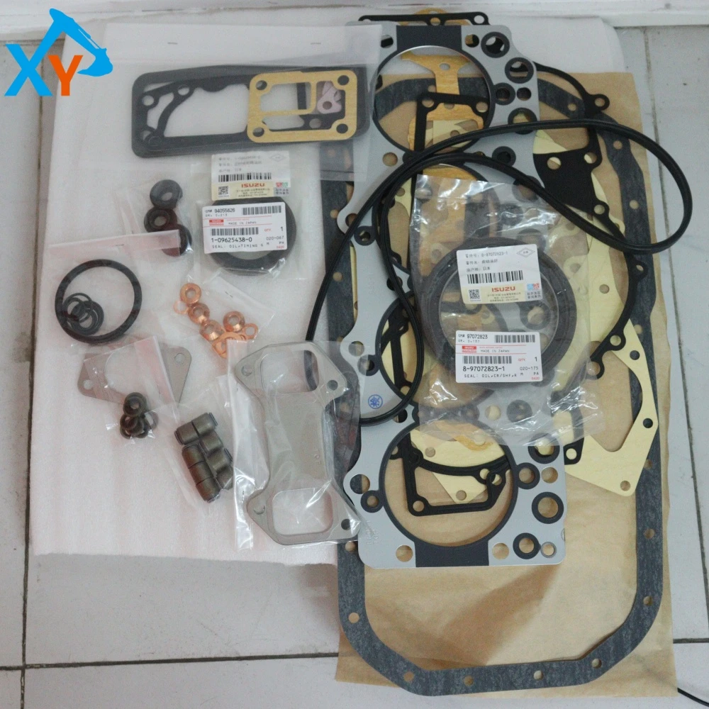 5878138411 Genuine Isuzu 4HK1 Engine Overhaul Gasket Kit for Hitachi ZX200-3 ZX240-3