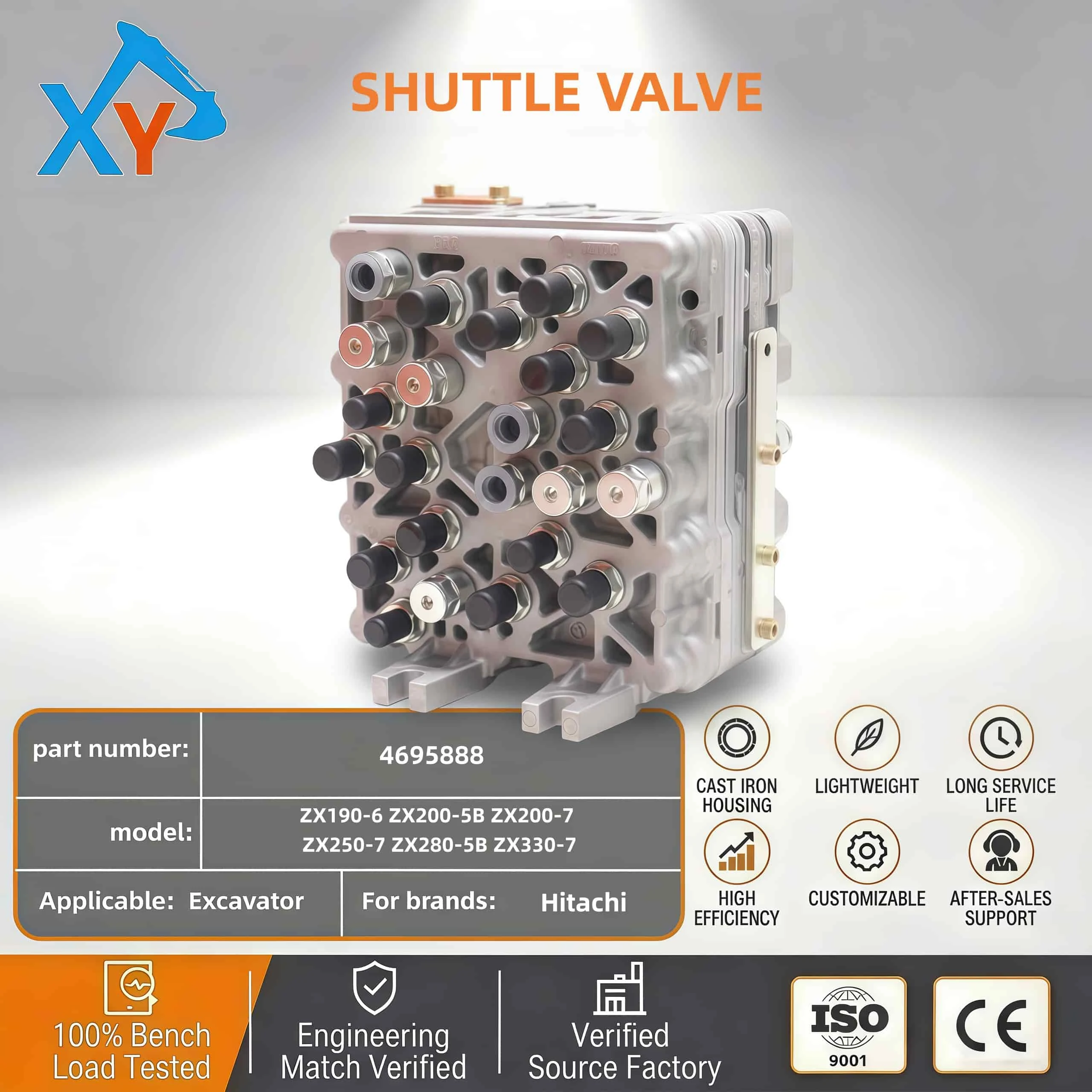 4695888 Genuine Hitachi signal valve for Hitachi excavator ZX225USLC-7
