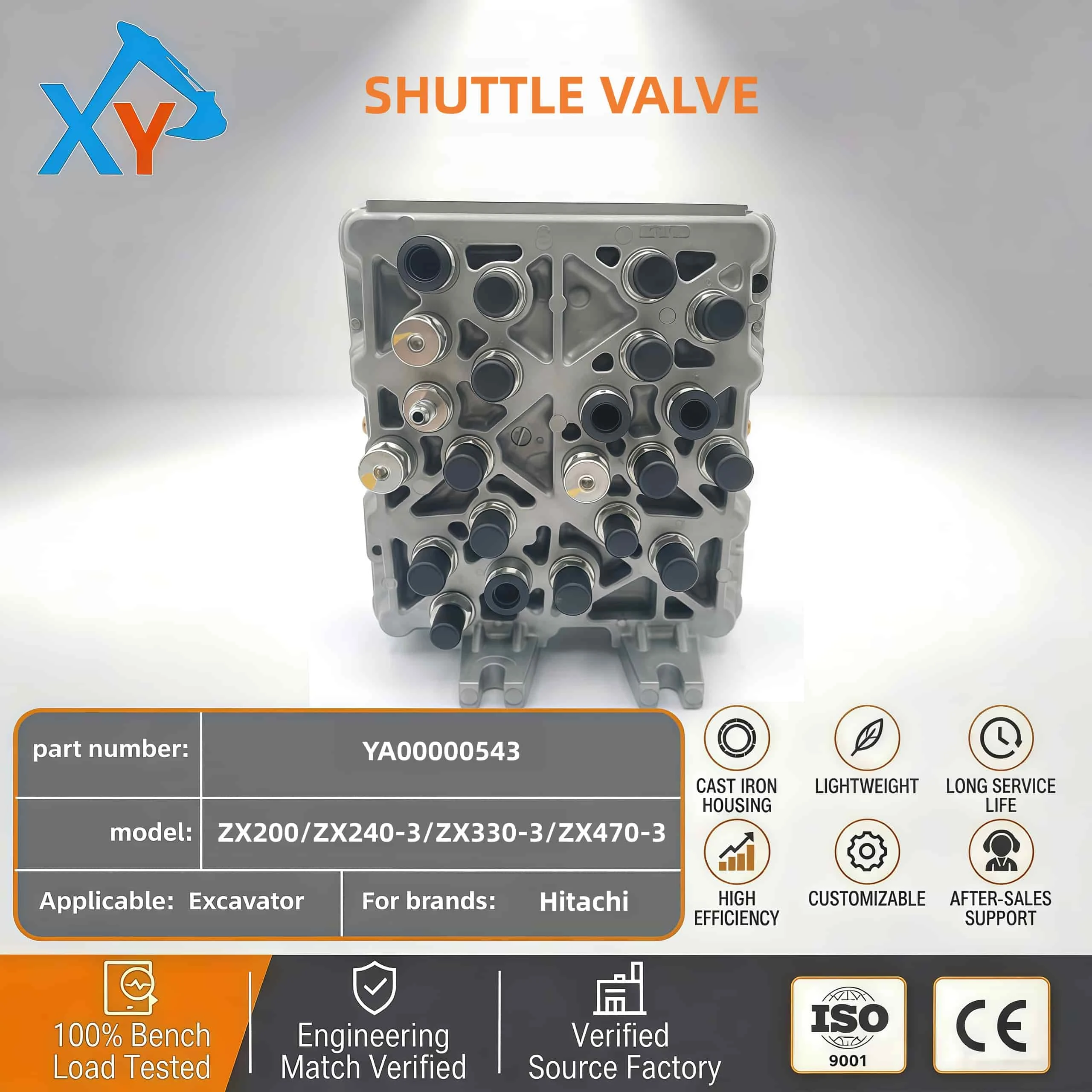 YA00000543 Genuine Hitachi signal valve for Hitachi excavator ZX330-3