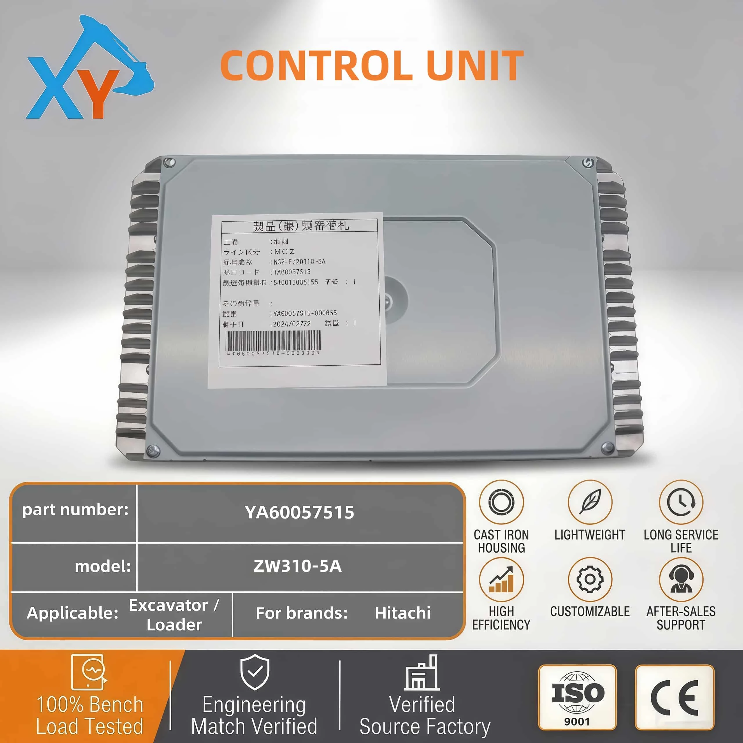 YA60057515 Genuine Hitachi controller for Hitachi ZW310-5A loader.