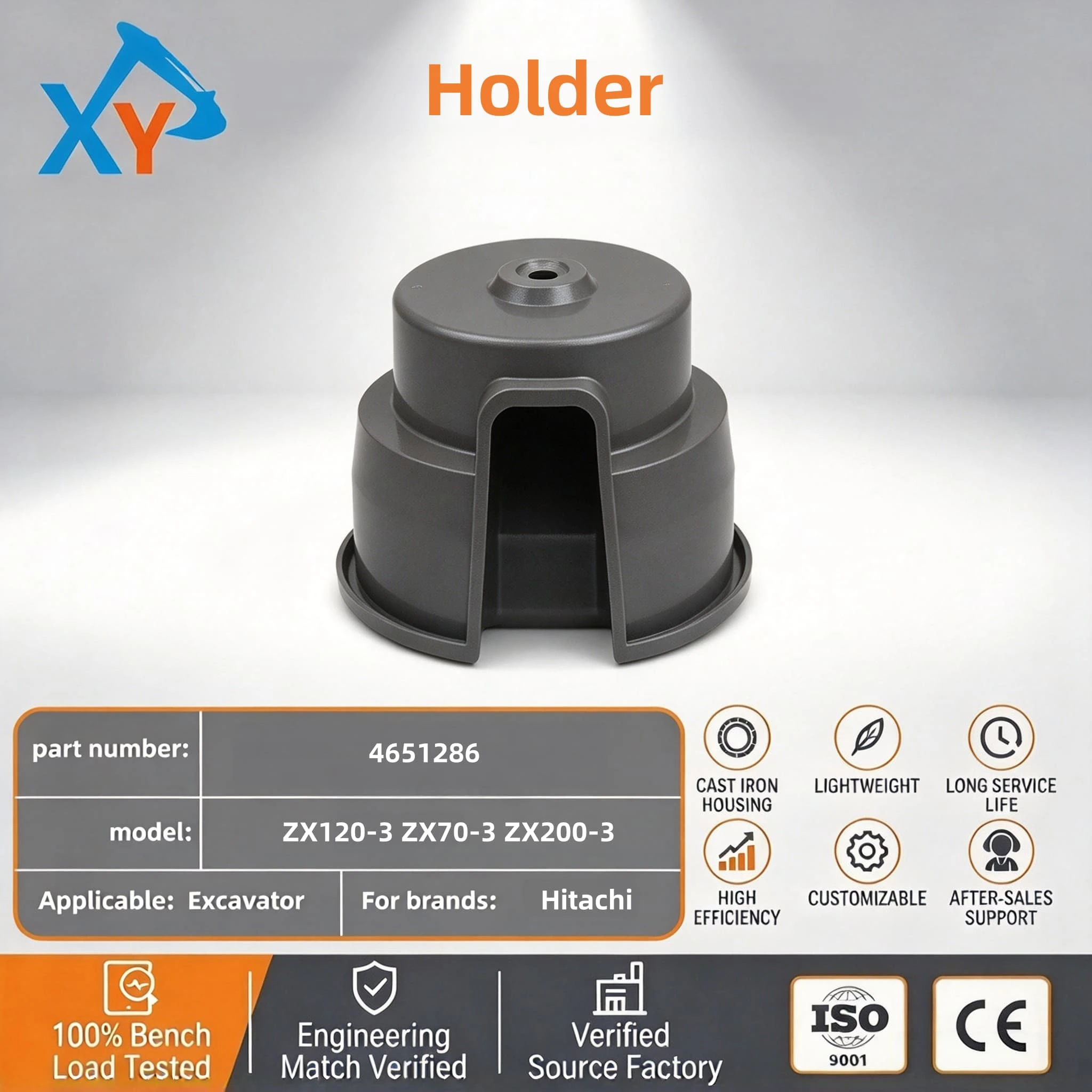 4651286&nbsp;Original Excavator Spare Parts Holder for Hitachi ZX120-3