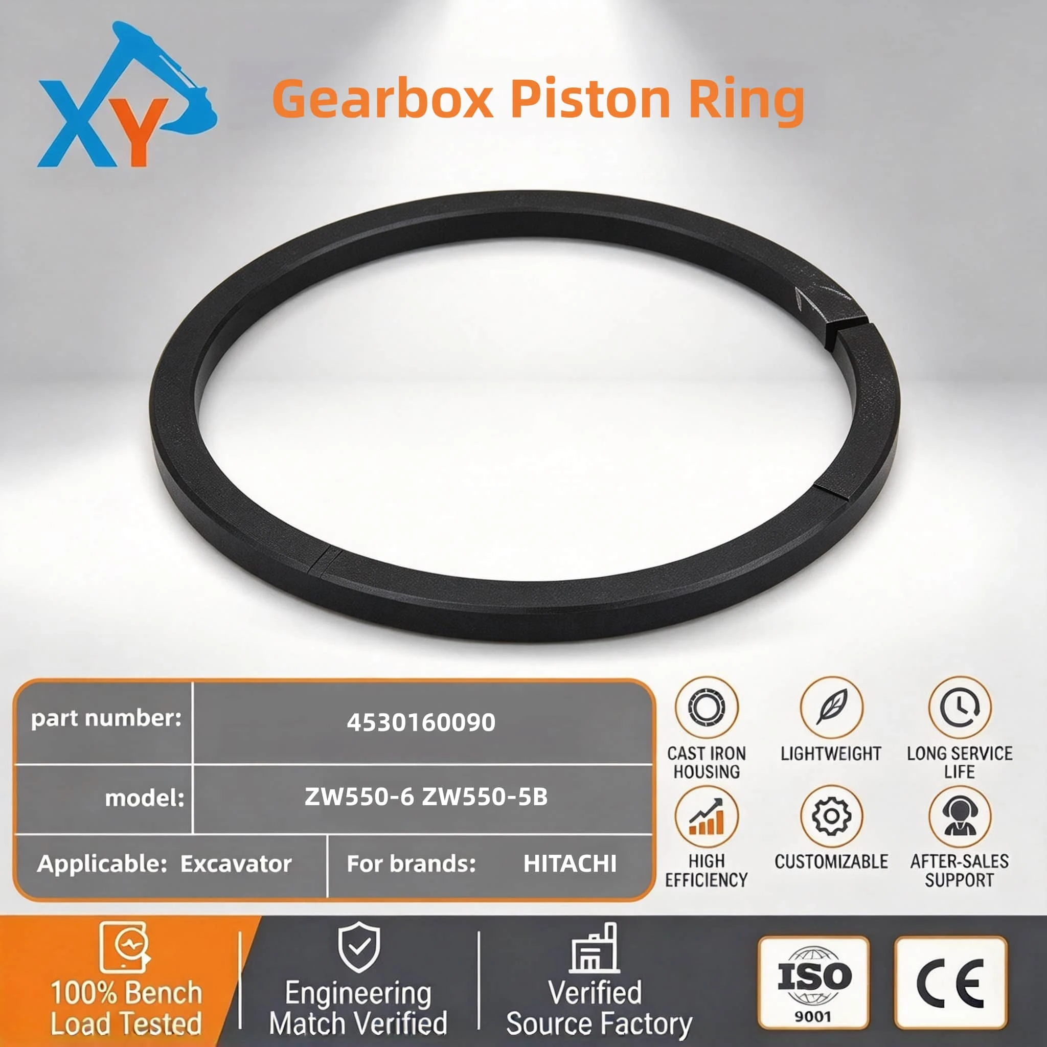 4530160090&nbsp;Original Loader Gearbox Piston Ring for Hitachi ZW550-6
