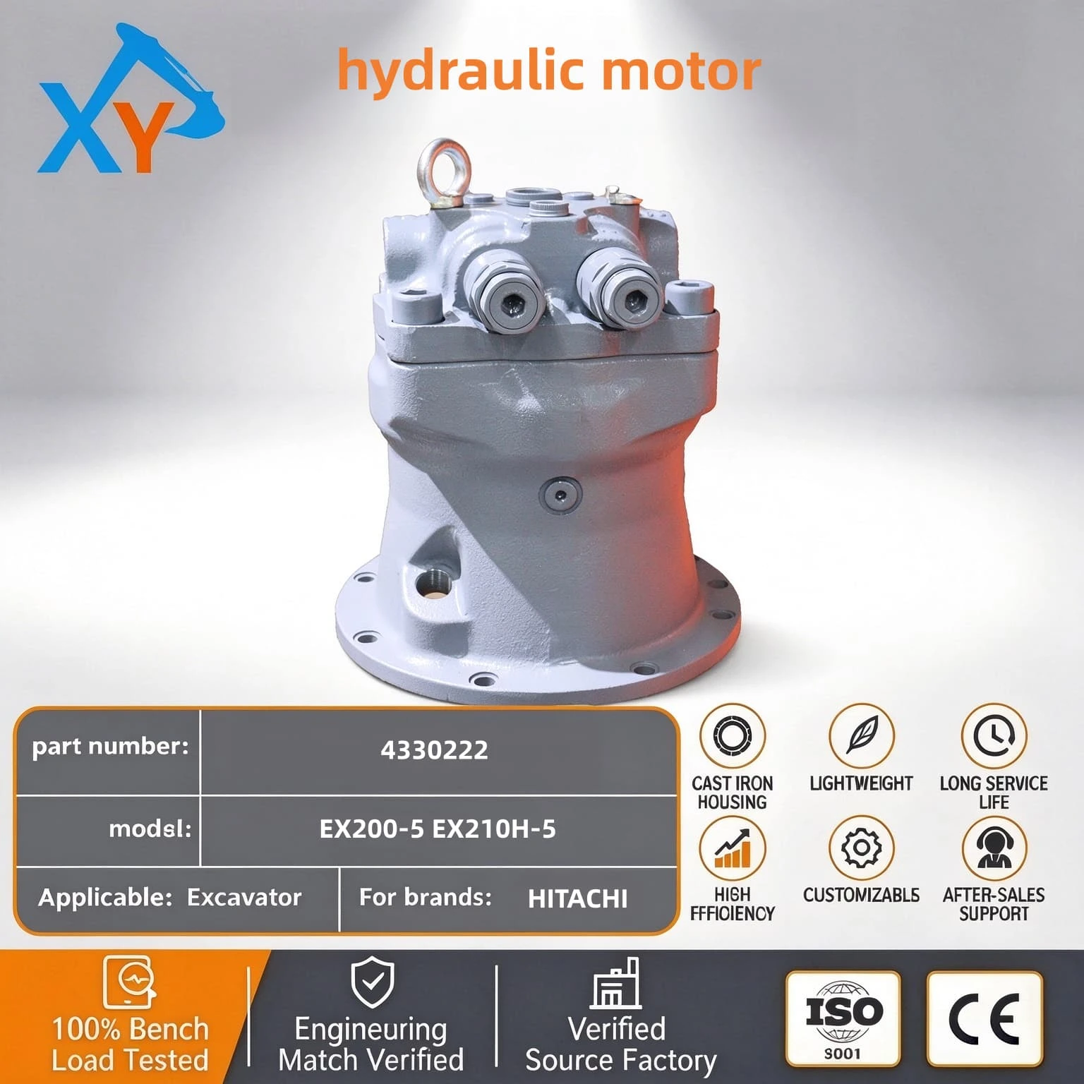 4330222 Original EX200-5 excavator hydraulic motor