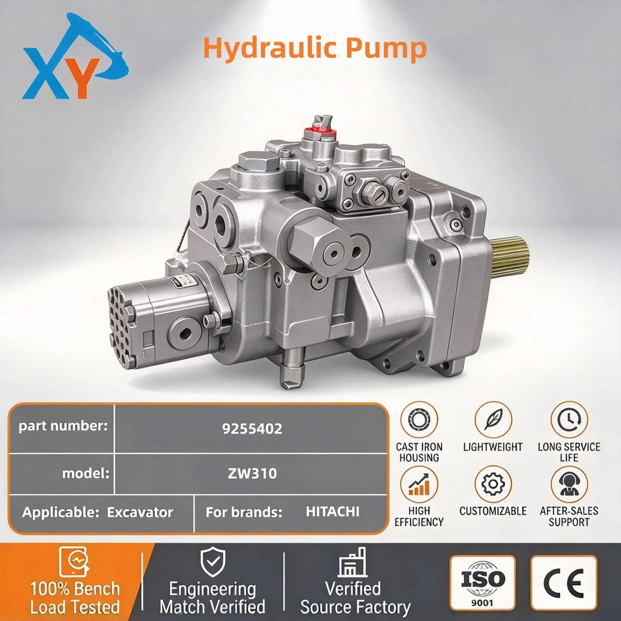 9255402 Original Hydraulic Pump for ZW310