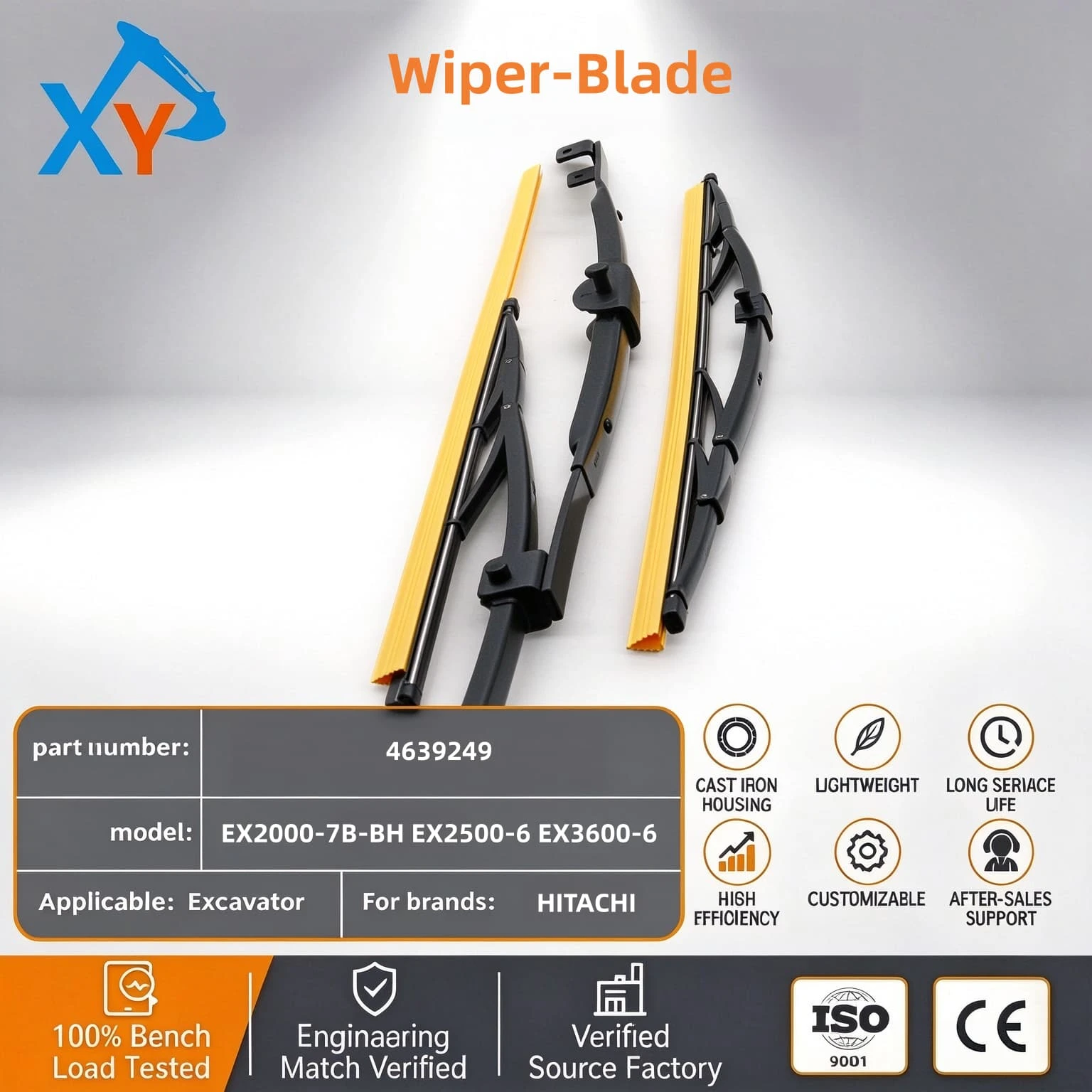 4639249 Original Excavator Wiper-Blade for EX2000-7B-BH