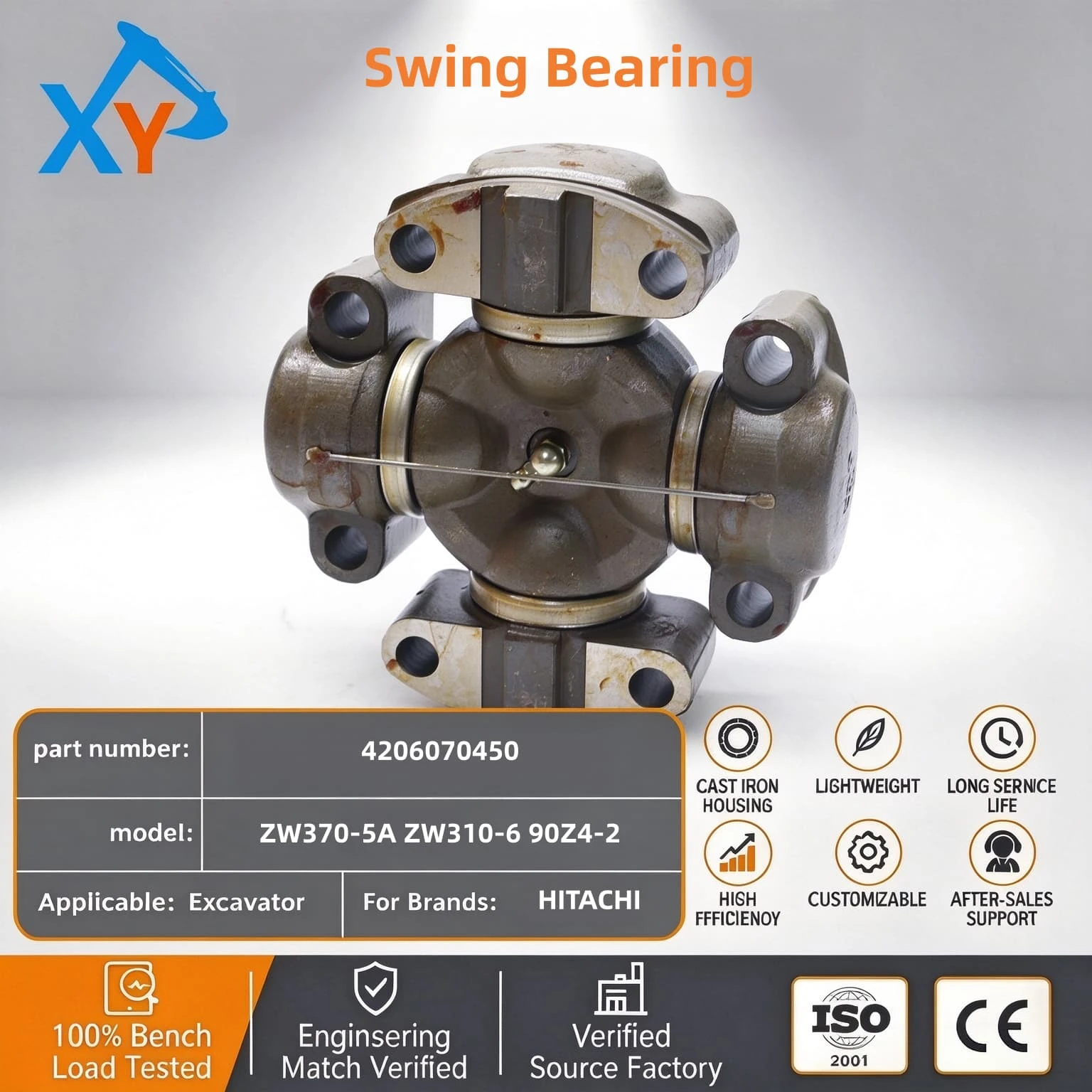 4206070450 Loader Swing Bearing for ZW370-5A