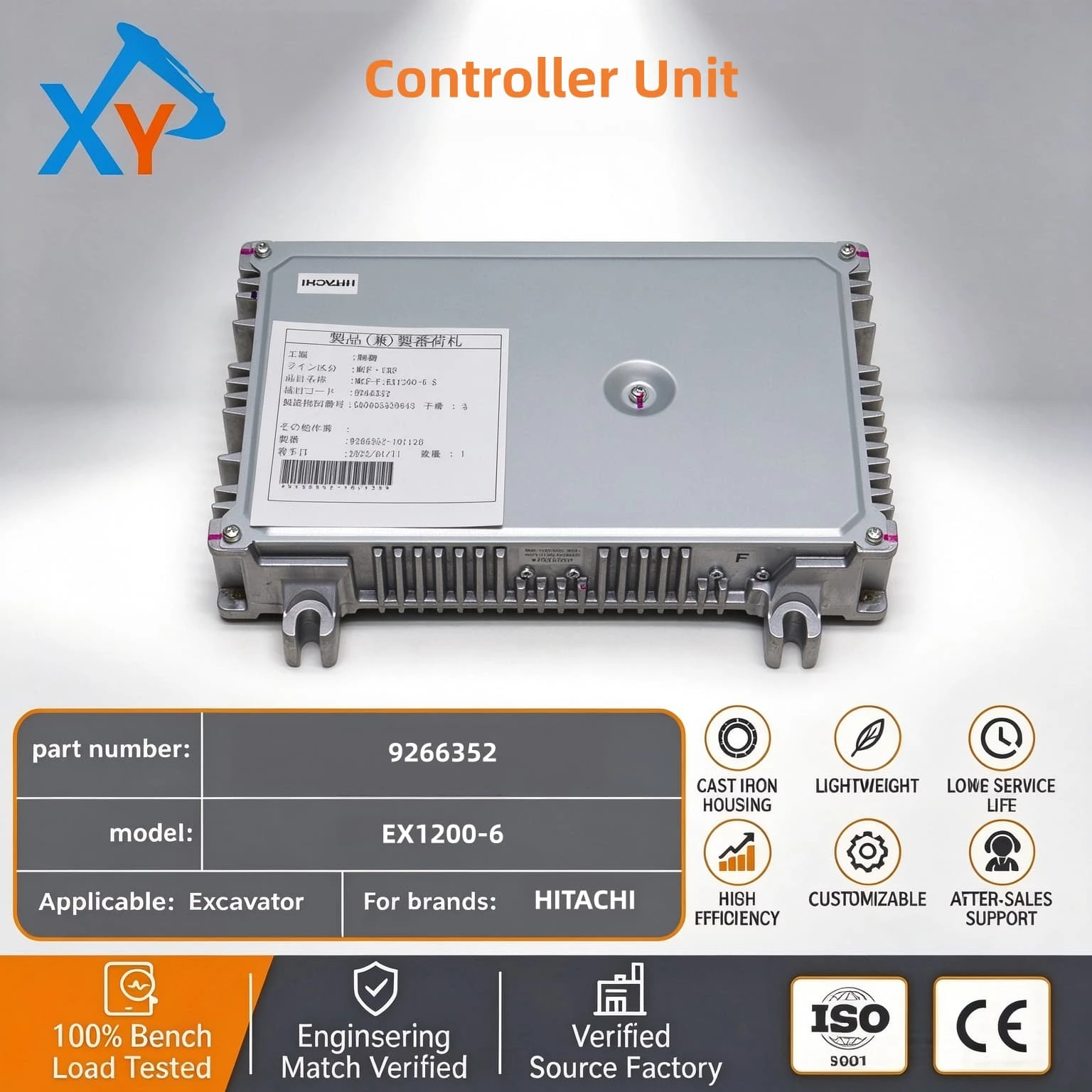 9266352 Original Excavator Controller Unit for Hitachi EX1200-6